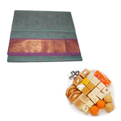 "Fancy Silk Saree Seymore Chunriya -11290 - Click here to View more details about this Product